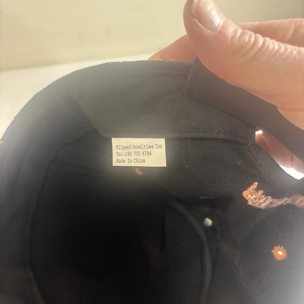Sturgis 2005‎ Motorcycle Rally Cap 65th Black Hills OSFM Black Orange Hat NWOT